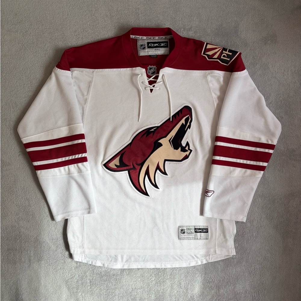 Phoenix Coyotes Throwback Reebok Hockey Jersey Away Sweater 11/12